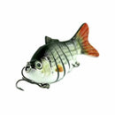 1pcs 100mm/18g Luya bait Lure Soft Bait with Hook ,fly fishing games reels