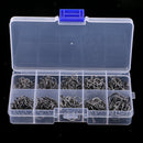 500pcs Heavy Duty Saltwater Sea Fishing Barbed Hooks Offset Sport Circle Octopus
