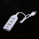 High Speed 4 Port USB 2.0 Multi HUB Splitter Expansion Desktop PC Adapter