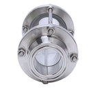 In-Line Sight Glass with Clamp End,Flow Sanitary Straight Sight Glass SUS31