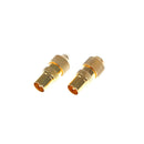 2 RF antenna catv TV coax cable pal female jack plug connector adapter utility L