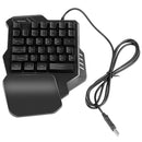 G30 1.6m Wired Gaming Keypad with LED Backlight 35 Keys One-handed Membrane