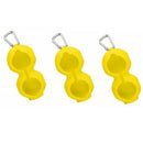 Golf Ball Cover Silicone 8-Shape Sleeve Protective Keyring Sport Accessorie S8D6