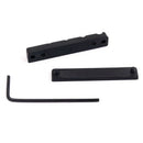 Adjustable Pom Nut Slotted for 5 Strings Bass Guitar Replacement Parts Blac