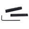 Adjustable Pom Nut Slotted for 5 Strings Bass Guitar Replacement Parts Blac