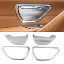 4pcs/set Rear Door Ash Tray Cover Trim Interior Fit For BMW 5 Series G30 2018