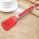 Silicone Cooking Kitchen Tongs Food BBQ Salad Bacon Steak Bread Clip Clamp Tools