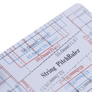 Fritz Ruler Guitar String Action Gauge String Pitch Ruler Card Luthier Tool LJ