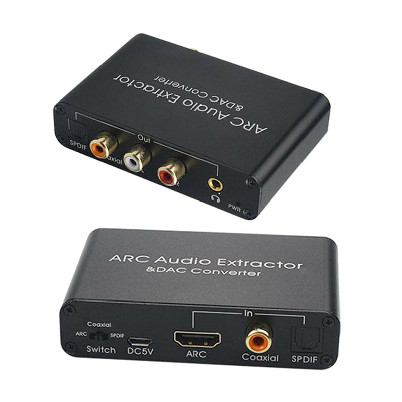 192KHz HDMI ARC Audio Extractor & DAC Converter Selector for Home Theater
