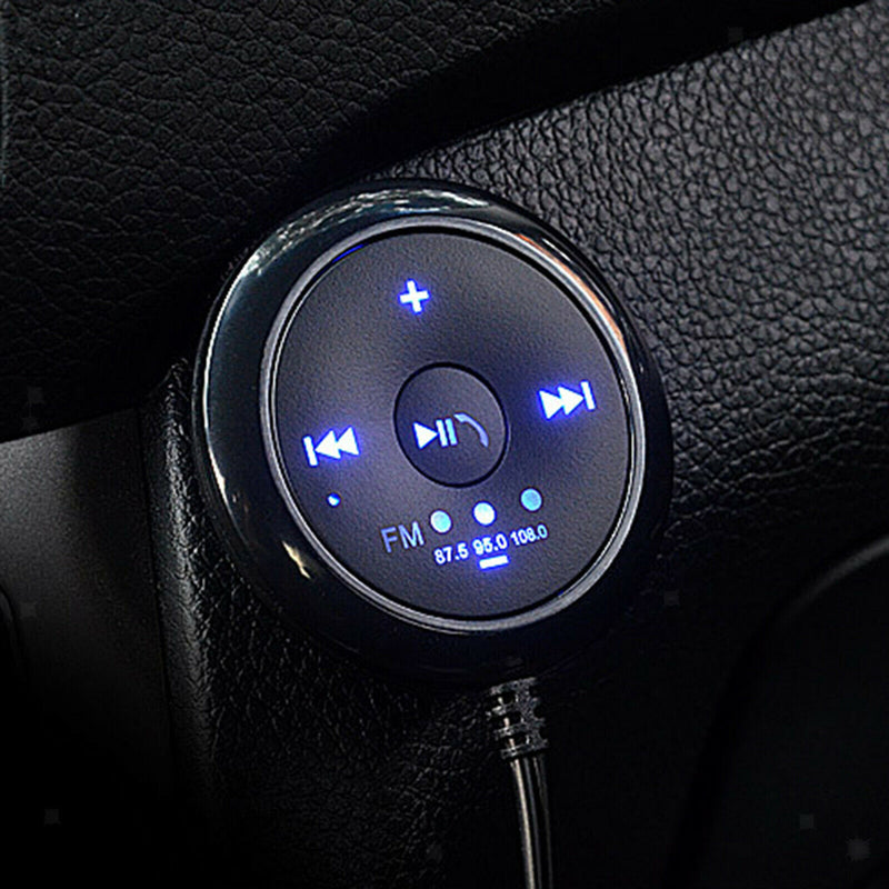 2 in 1 Car Bluetooth 5.0 Player 500mAh FM AUX Transmitter 5V Input for Tablet