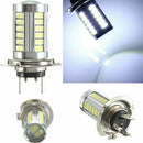 1Pc H7 5630SMD White 660LM 33 LED Light Car Fog Head Light Driving BulbsAT3C
