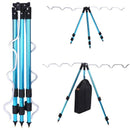 120Cm Telescopic Fishing Triple-cornered Bracket Aluminum Alloy Fishing Rod