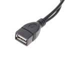 20CM USB 2.0 A Splitter Y 1 Female to 2 Male Data Charge Cable Extension Cord ME