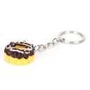 8 Pcs Doughnuts Keychain Pendant Bread Food Keyring For Souvenior Gift OZ BX