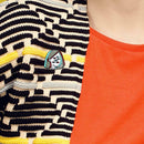 Creative Multi Eye Girl Enamel Pin Brooch Clothes Lapel Badge Decor Jewelry