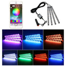 1PC Car Interior 5050 RGB SMD 36LED 12V LEDS SMD LED Strip Light +APP Controller
