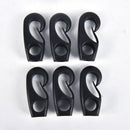 6Pcs Nylon Cord Rope Clip Hook for Kayak Bungee Rope Line Rowing Boat Hooks C Pg