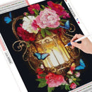 5D Diy Diamond Painting Flower Full Square Diamond Embroidery Rhinestone Pi