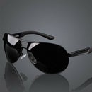 Men's Retro Polarized Metal Black Sunglasses Glasses Driving Fishing Eyewear Hot