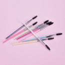 1Pc Beads Handle Makeup Eyelash Brush Spiral Wands Mascara Applicator MakeOZ