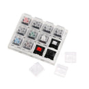 Acrylic Keyboard Tester 12 Clear Plastic Keycap Sampler for Cherry MX Switc P1T7