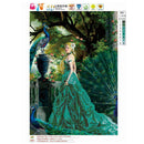 5D DIY Cross Stitch Painting Diamond Peacock Beauty Home Wall Decor