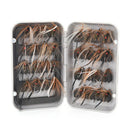 32pcs/Box Wet Flies Fly Fishing flies Kit Bass Sinking Assortment with Fly BoJ&M