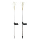 2Pcs 100 LED Firework DIY Fairy Lights Solar Stake Garden Lights Xmas Wedding