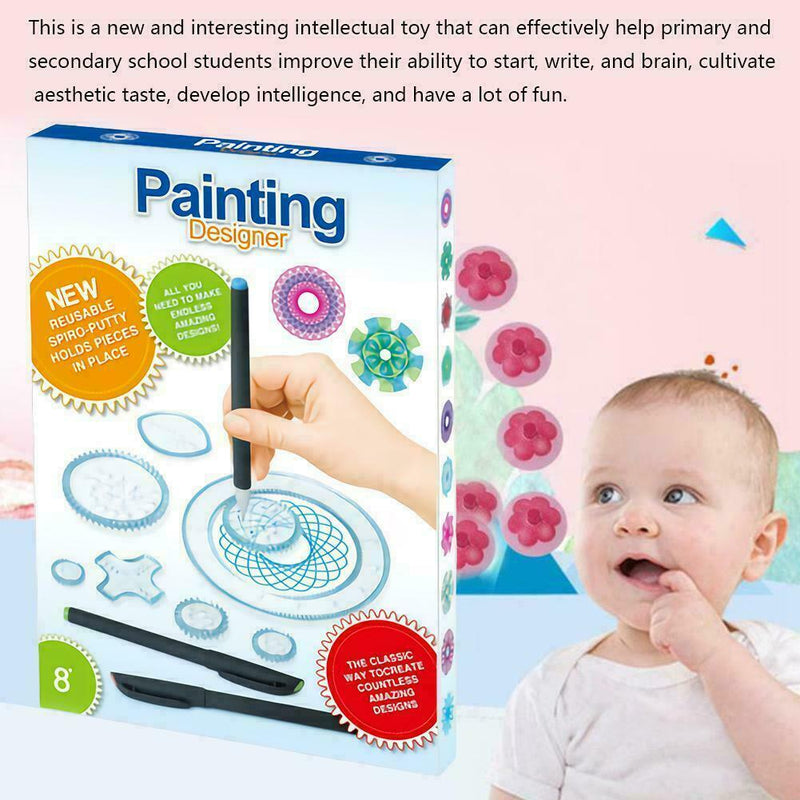 27Pcs/Set Magical Ruler Kaleidoscope Painting New S5K2