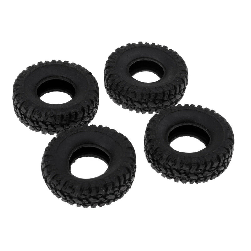 4x Rubber Wheel Tire Tyre for RC Crawler Car WPL B-1/B-24/C-14/C-24/B-16