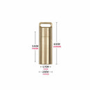 Waterproof Pill Box Case Holder Container Metal Capsule Bottle Keychain  QUR