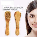 BLUE ZOO South Fin Bath & Shower Bamboo Face Brush With 100% White Boar Bri