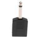 5Pcs 6.5mm/6.35mm Male To 2 Female Audio