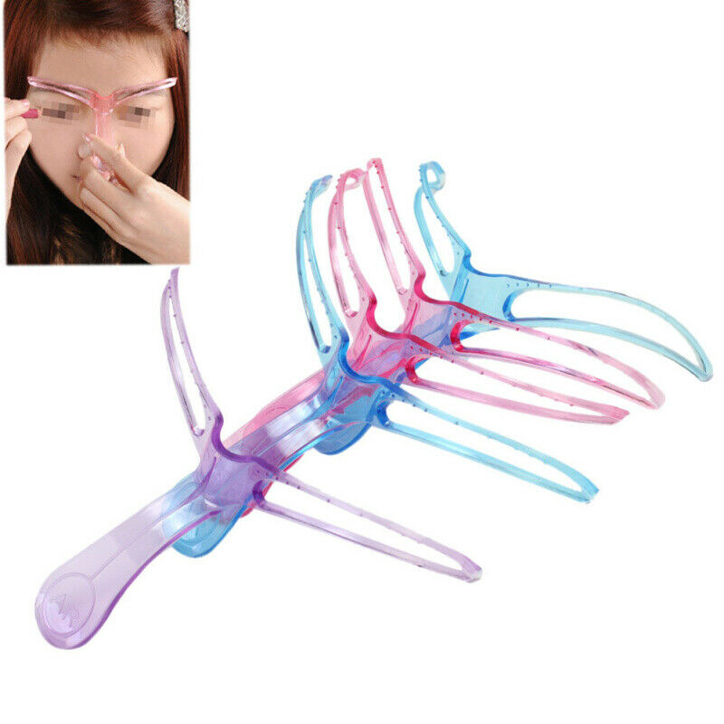 5 Pcs Eyebrow Template Grooming DIY Shaper Tool Shaping Stencil Kit For Women