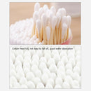 100pcs/box Disposable Double Heads Cotton Swabs Makeup Cotton Buds (Love) A