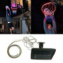 1PC Basketball Rim LED Solar Light Playing Night Light Home Boys Decor H4P4