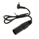 5.5x2.1mm DC Power Plug Male Right Angle to 4 Pins XLR Female Socket Adapter
