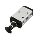 5 Way Pneumatic Air Hand Lever Operated Valve Solenoid Valve Port 1/4 inch  K9Z6