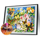 5D DIY Full Drill Diamond Painting Sunny Flower Embroidery Decor (C999) A