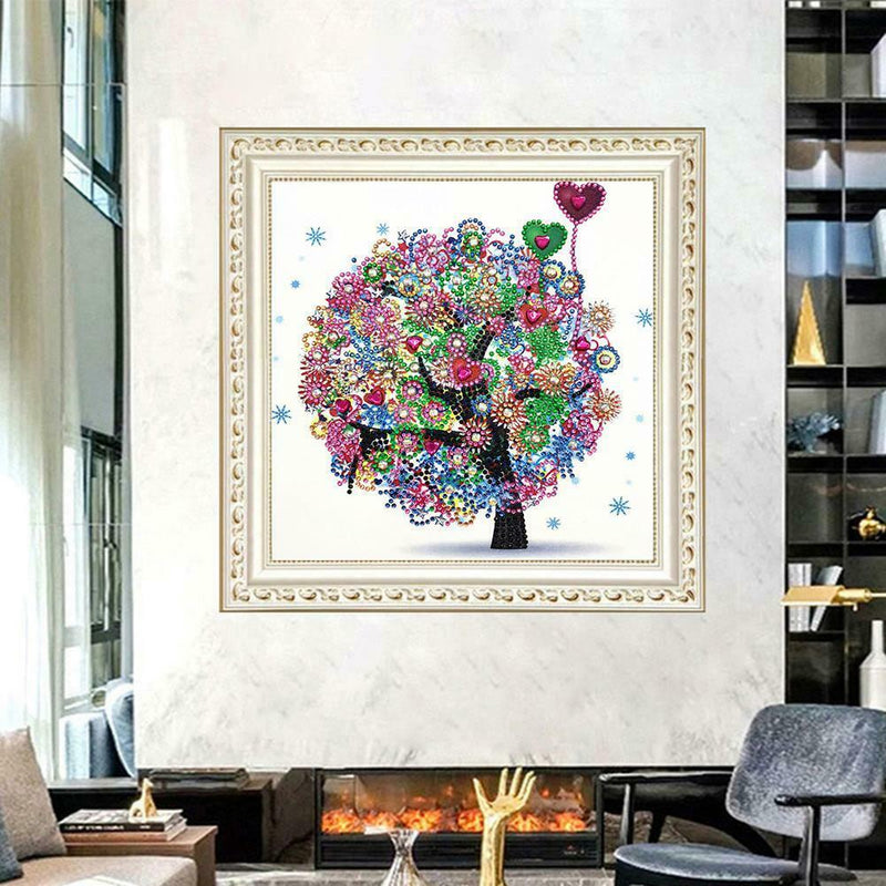 5D DIY Special Shaped Diamond Painting Tree Cross Stitch Mosaic Craft Kits