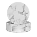 Creative Leather Marble Coaster Drink Coffee Cup Mat Tea Mat F9Z4