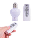 Wireless Remote Control Sound Light Sensor Lamp Holder E27 Lamp Bases Soc WsJ Gw