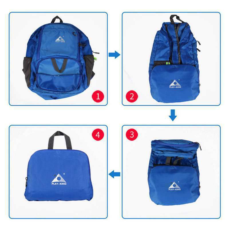 Playking Nylon Foldable Backpack Waterproof Ultralight Backpack Folding Lig K9R6