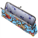 Cartoon Coin Purse Money Bag Wallet Owl Pattern(sky blue)