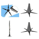 2PC Foldable Clarinet Stand Bracket 5-Leg Portable Durable Rack Parts Accessory