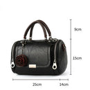 Fashion Women Shoulder Bag with Flower Pendant Ladies Totes Party Purse Bos