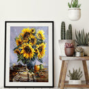 Sunflower 5D DIY Full Drill Rhinestone Diamond Painting Artcraft Home Decor
