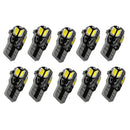 T10 194 168 W5W 5730 8 Led Smd White Car Interior Side Wedge Light Lamp Bul K1C1