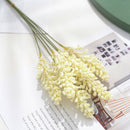Artificial Flowers Office Florals DIY Arrangement Indoor Decoration White