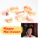 Prank Startle Tooth Halloween Scary Crooked Monster Teeth Novelty